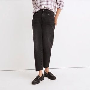 Petite Balloon Jeans in Biscayne Wash: Raw-Hem Edition